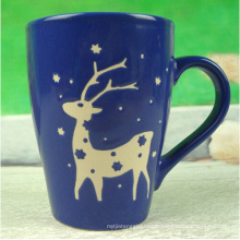 wholesale ceramic cup christmas with wrap round printing